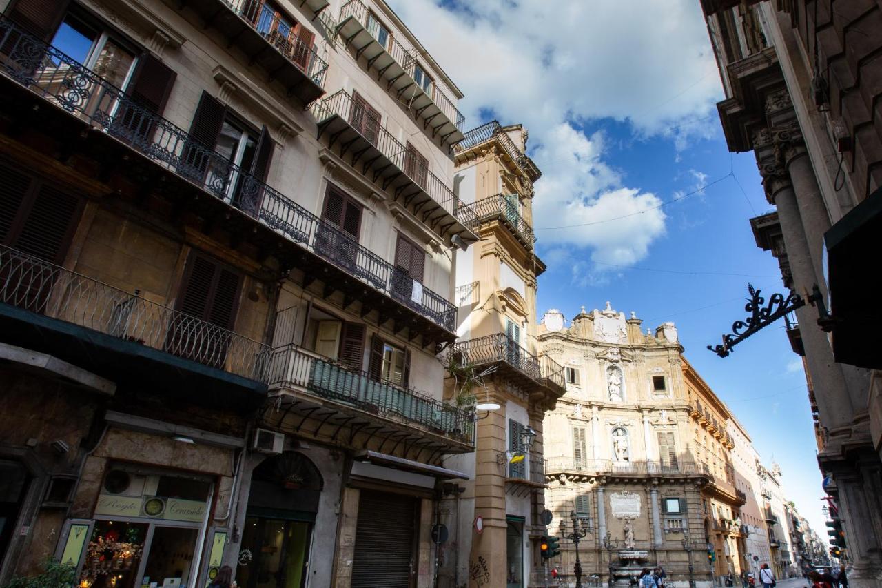 Quattro Canti Charming Flat Palermo Eksteriør bilde